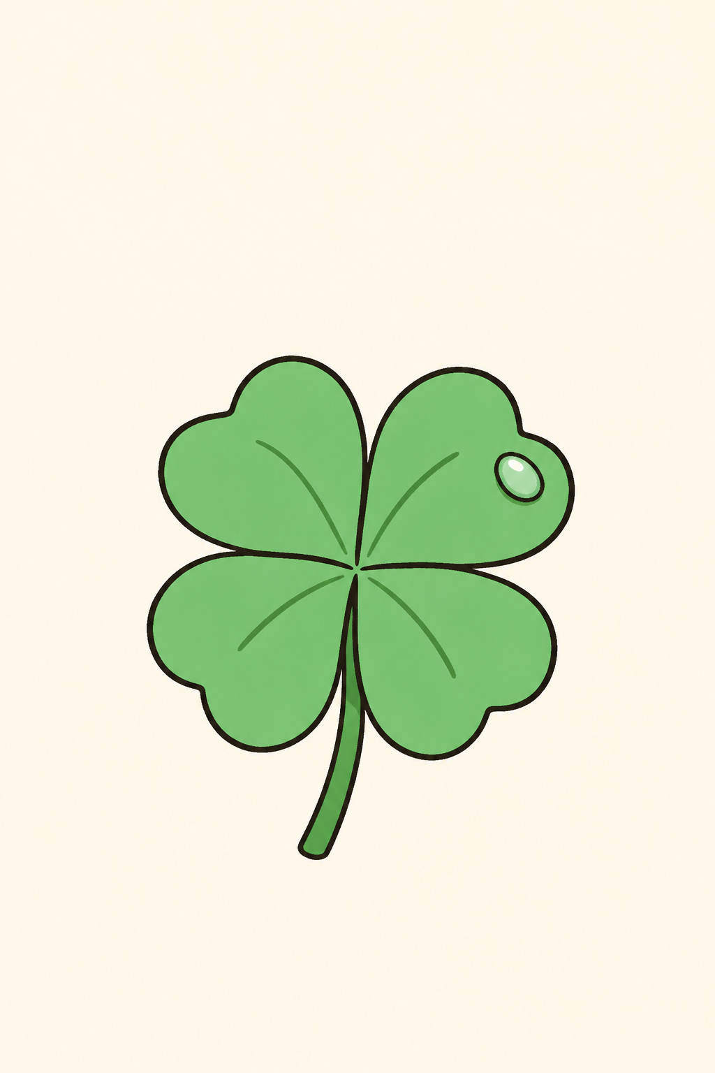 A little luck, sent your way, St Patricks Day card cover