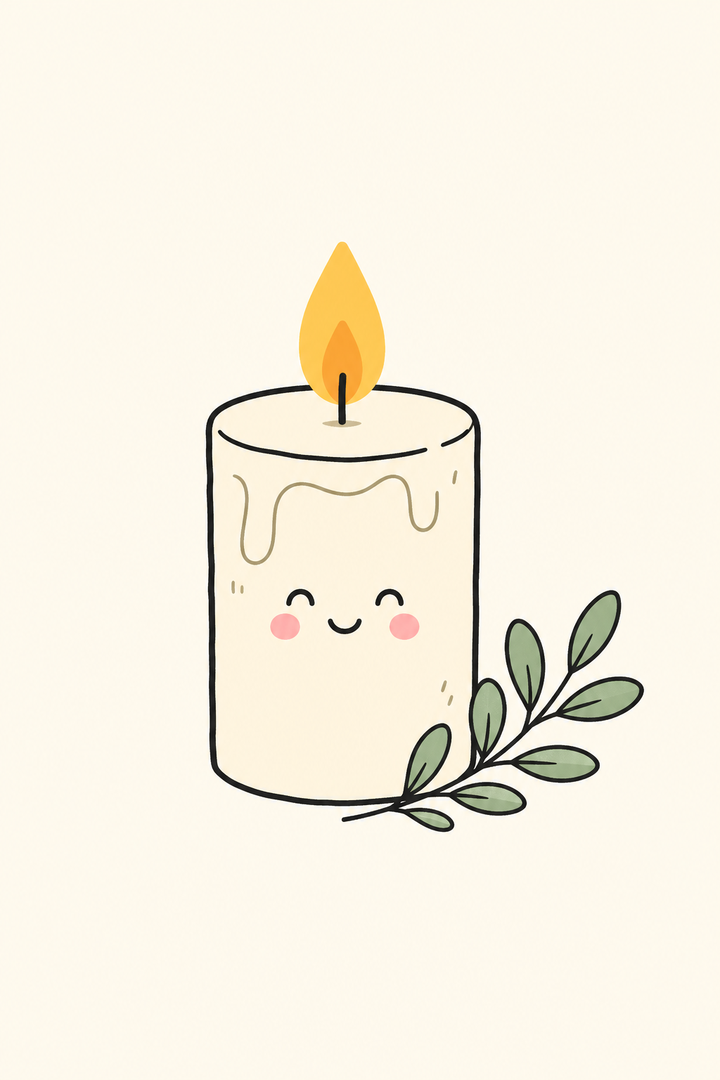 A quiet candle cover