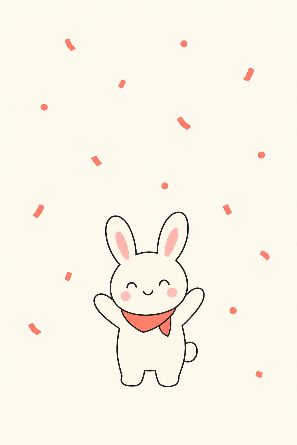 Confetti, gently cover