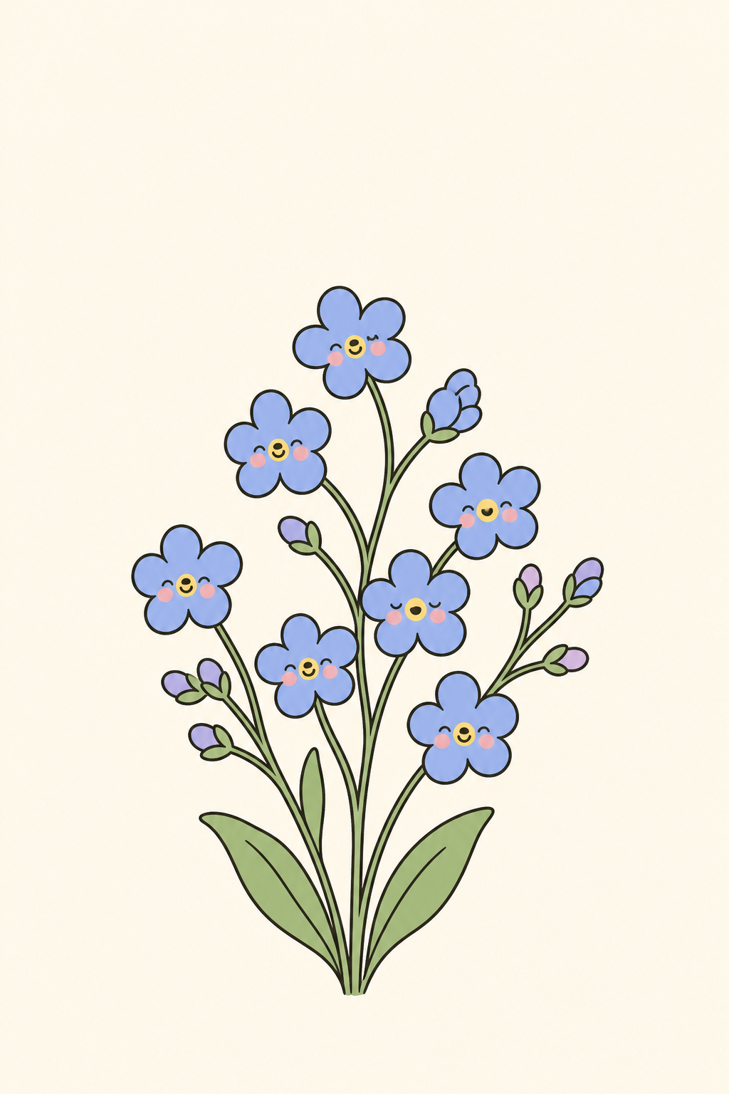 Forget-me-nots cover