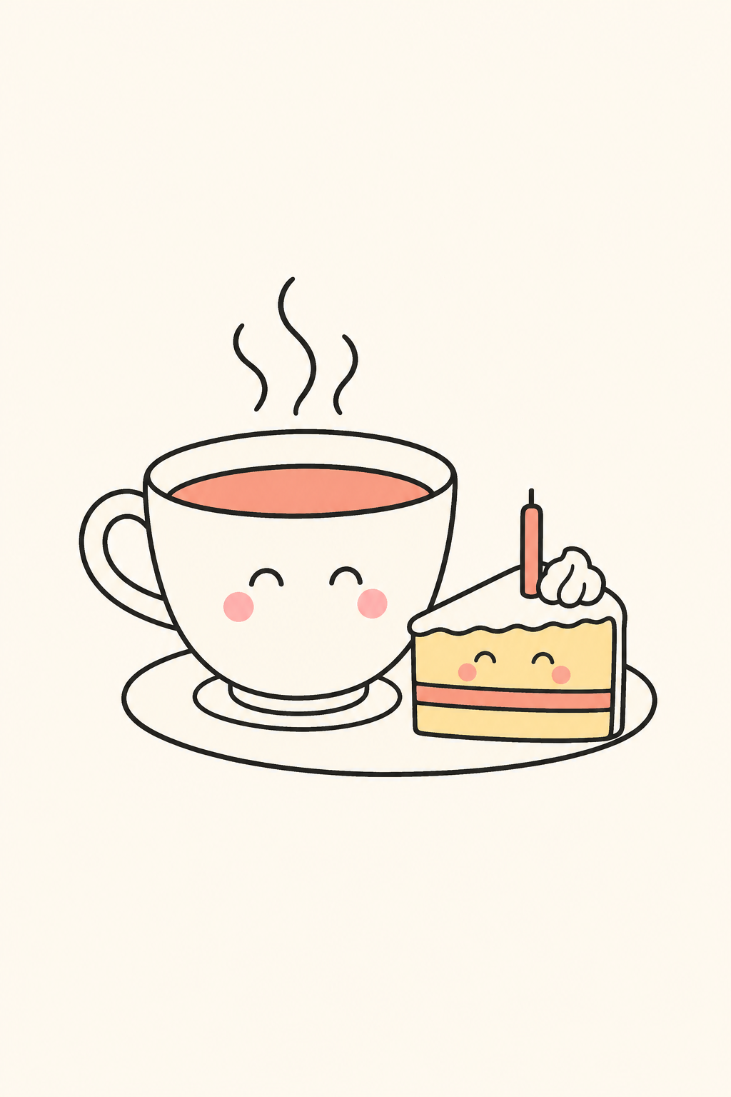 Quiet birthday tea cover