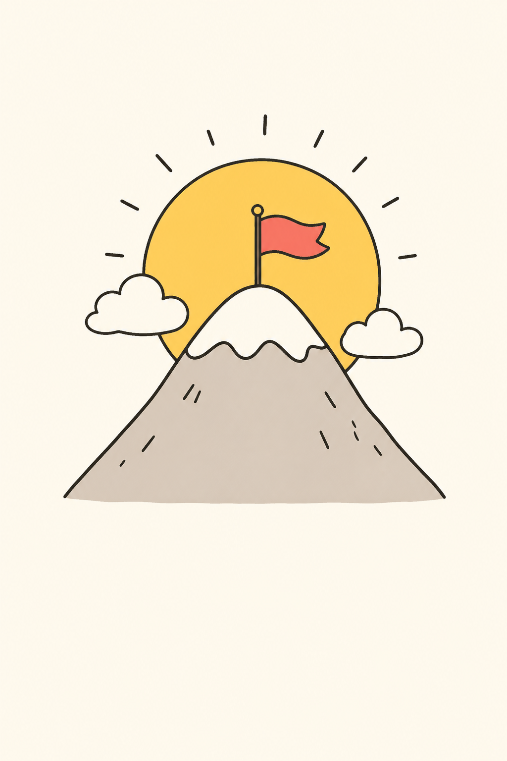 Reaching the summit cover
