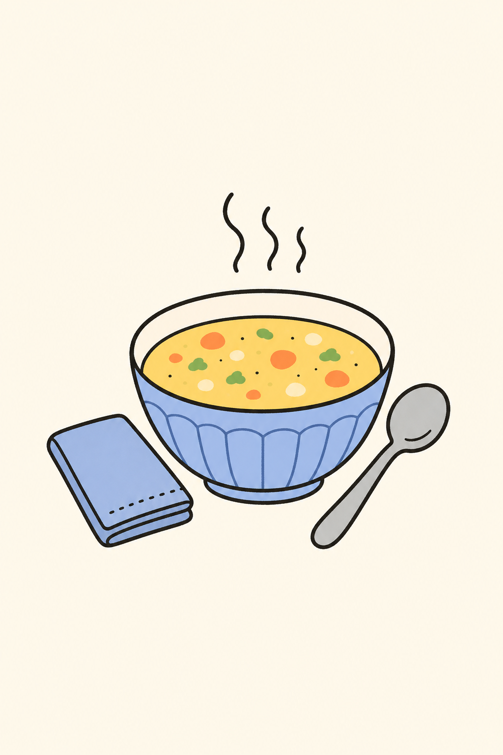 Soup's on cover