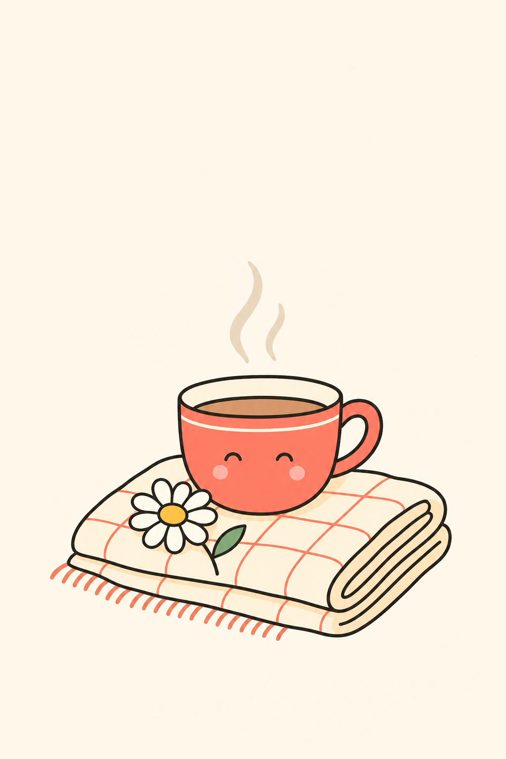 Tea and a blanket cover