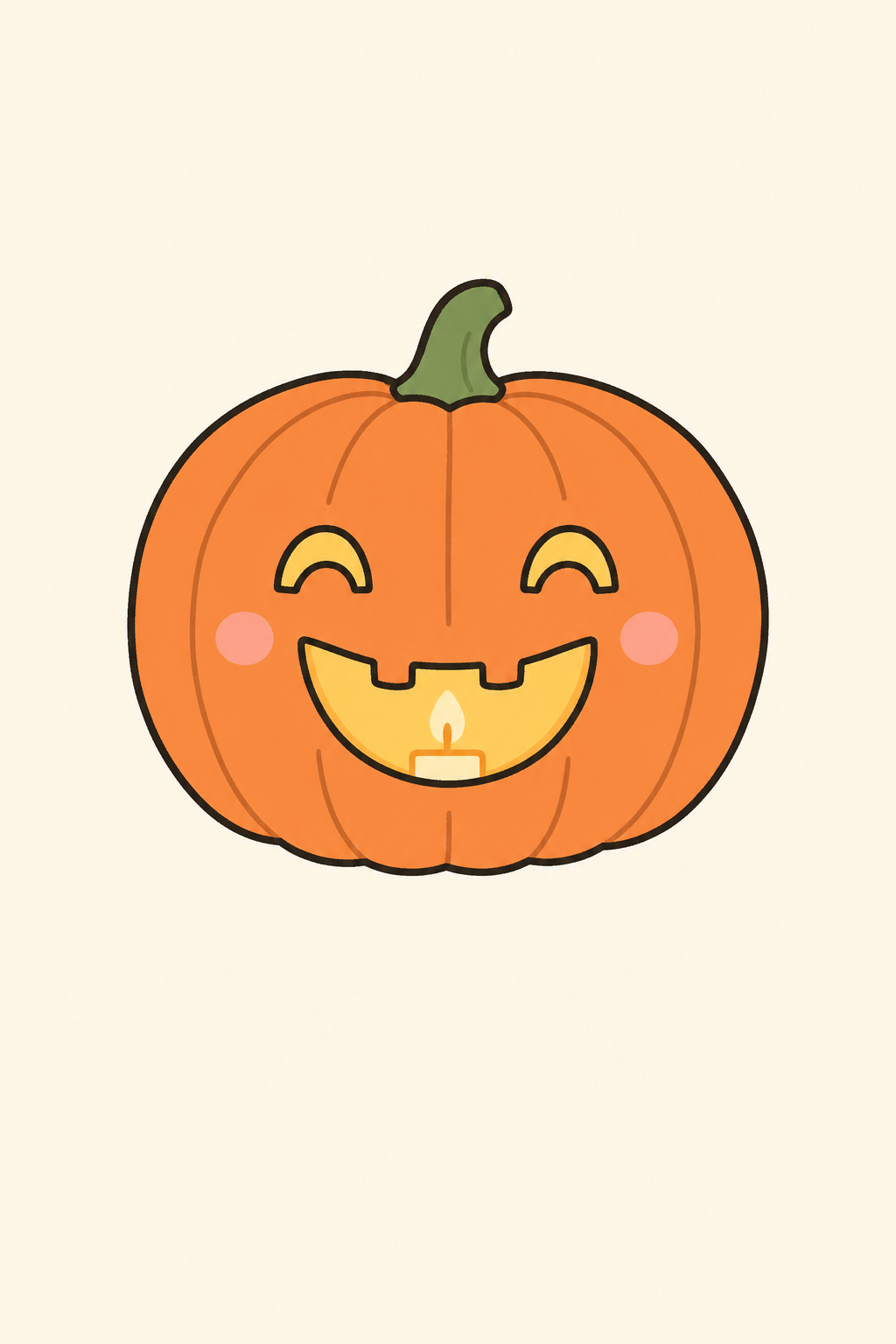 The good kind of spooky, Halloween card cover